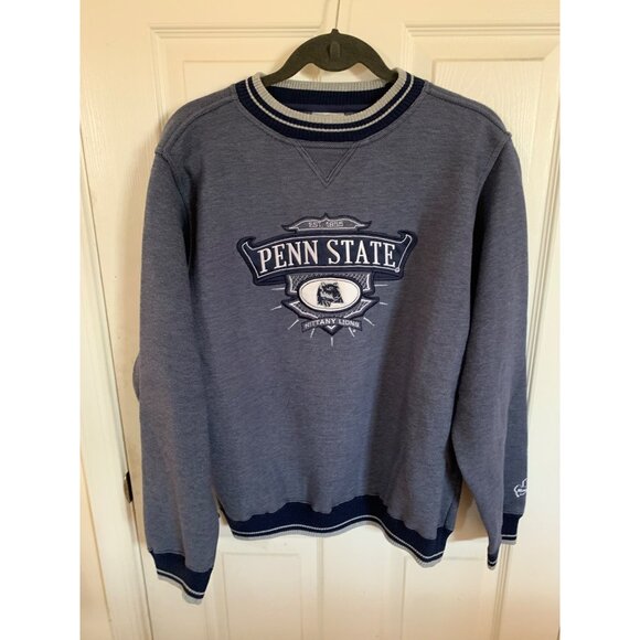 Penn State Nittany Lions Sweatshirt By Midwest Embroidery Size Medium Blue - Picture 12 of 12